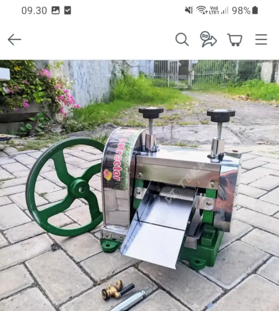 Jual Mesin Peras Tebu