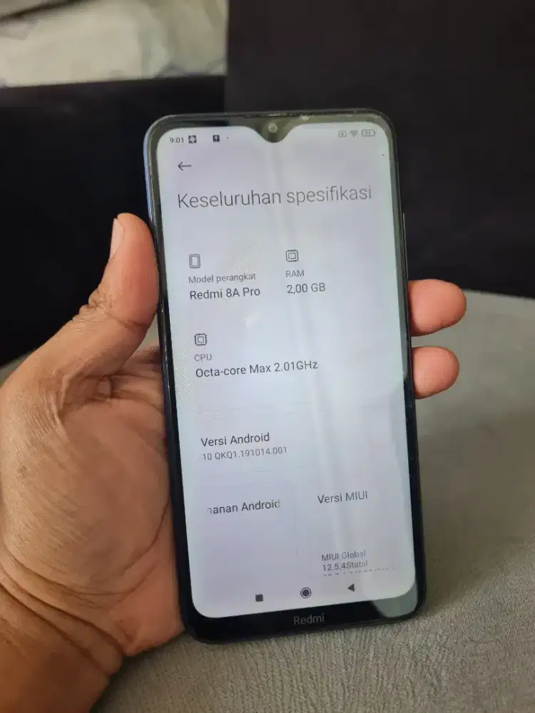 Redmi 8a pro 2/32gb hape kabel