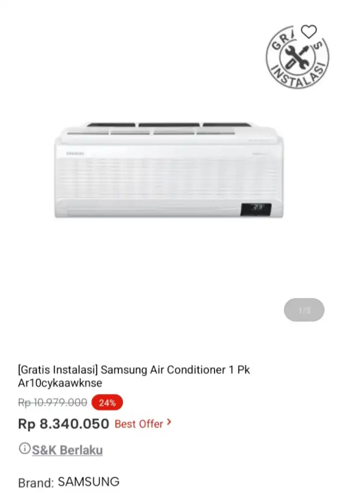 PROMO KREDIT SAMSUNG AC 1 PK