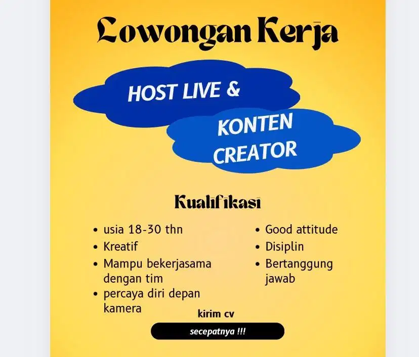 d butuhkan segera