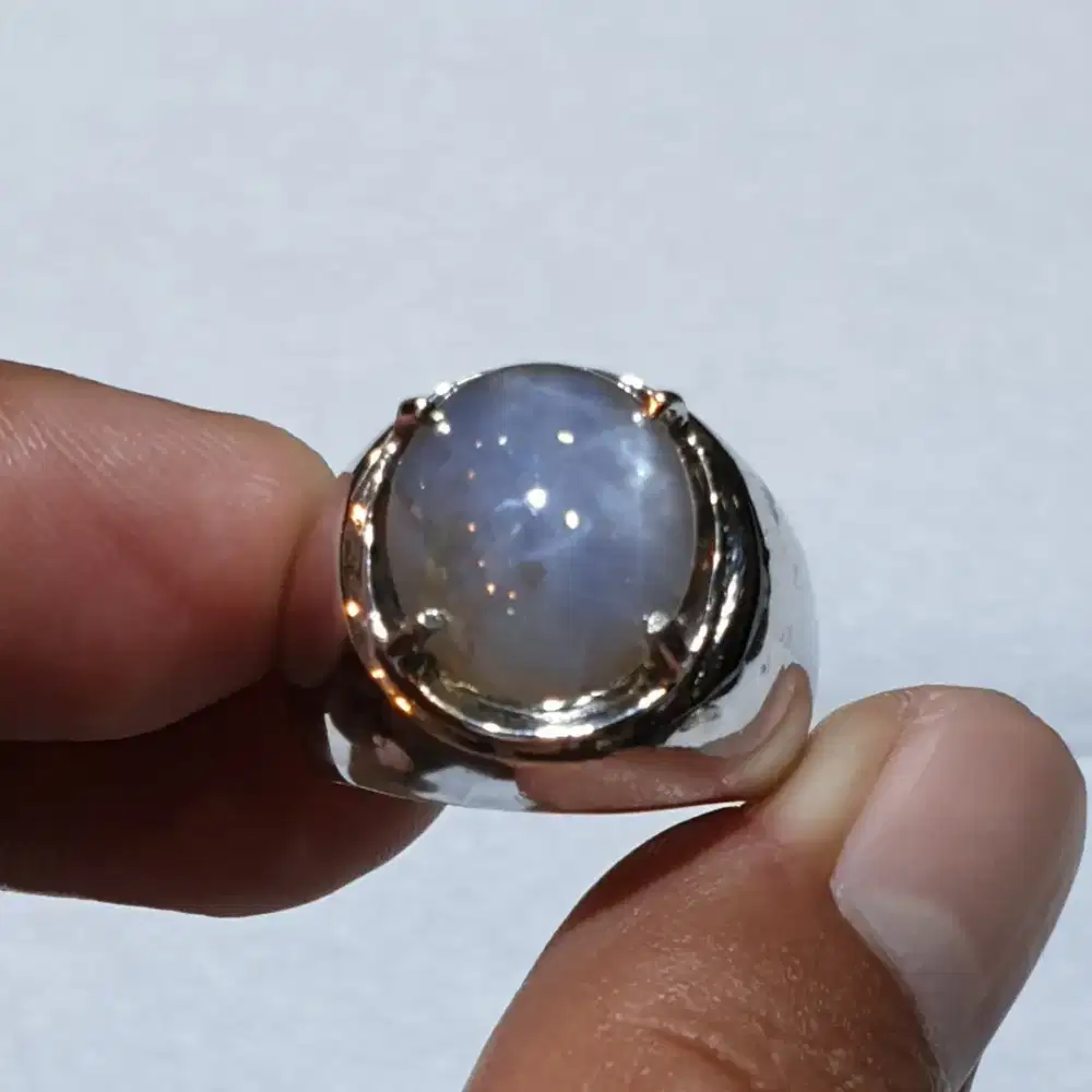 Natural Trapiche White star sapphire Srilanka 11.07 crt