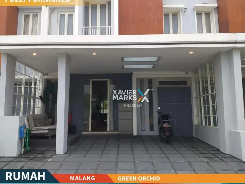 Dijual Rumah Furnish Selangkah dari UB di Green Orchid Malang
