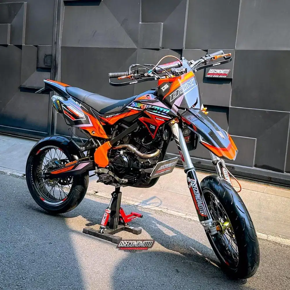KAWASAKI DTRACKER 150‼️ D TRAKER FULL MODIFIKASI TRAIL SUPERMOTO