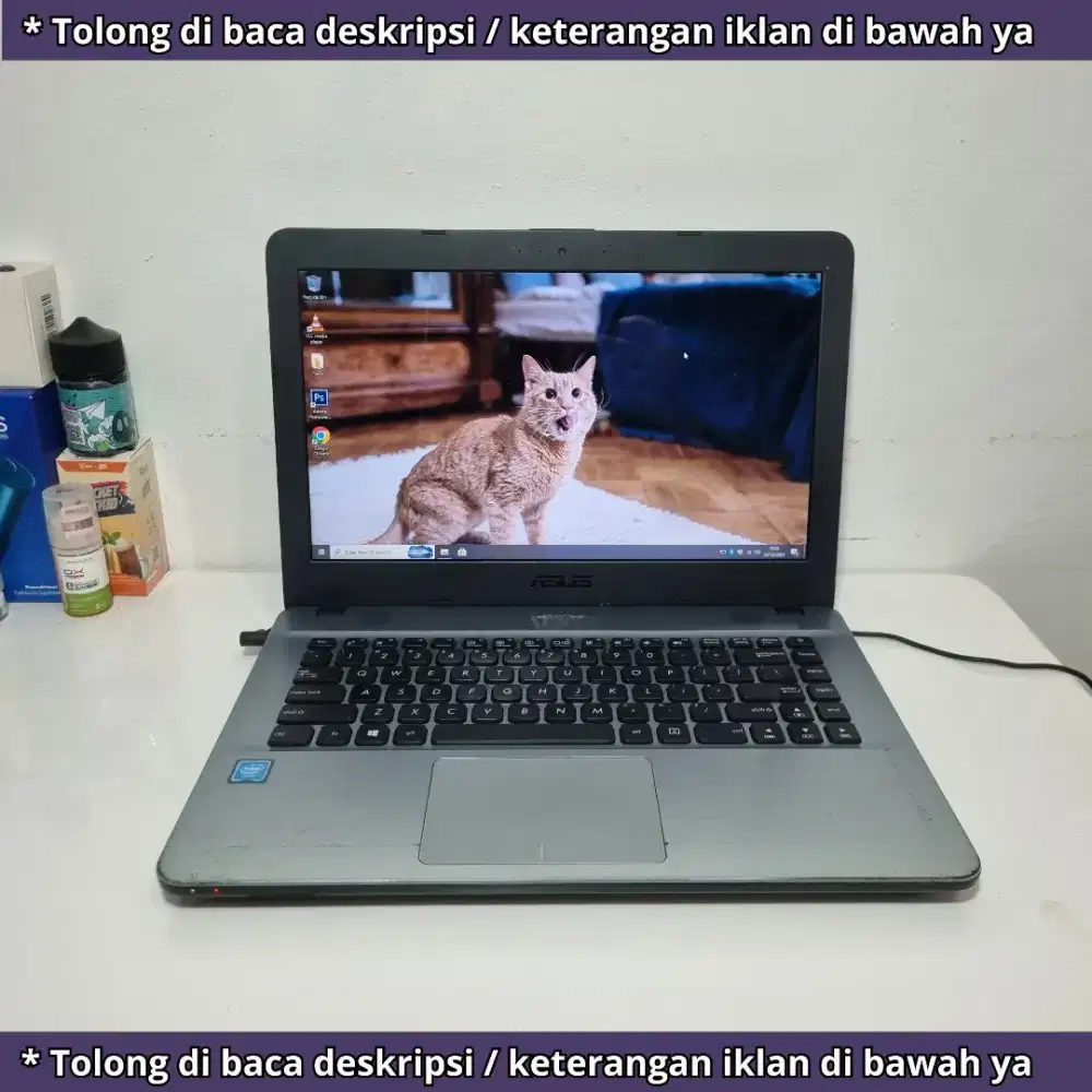 Laptop asus intel windows 10 pro ori, siap untuk sekolah dan belajar