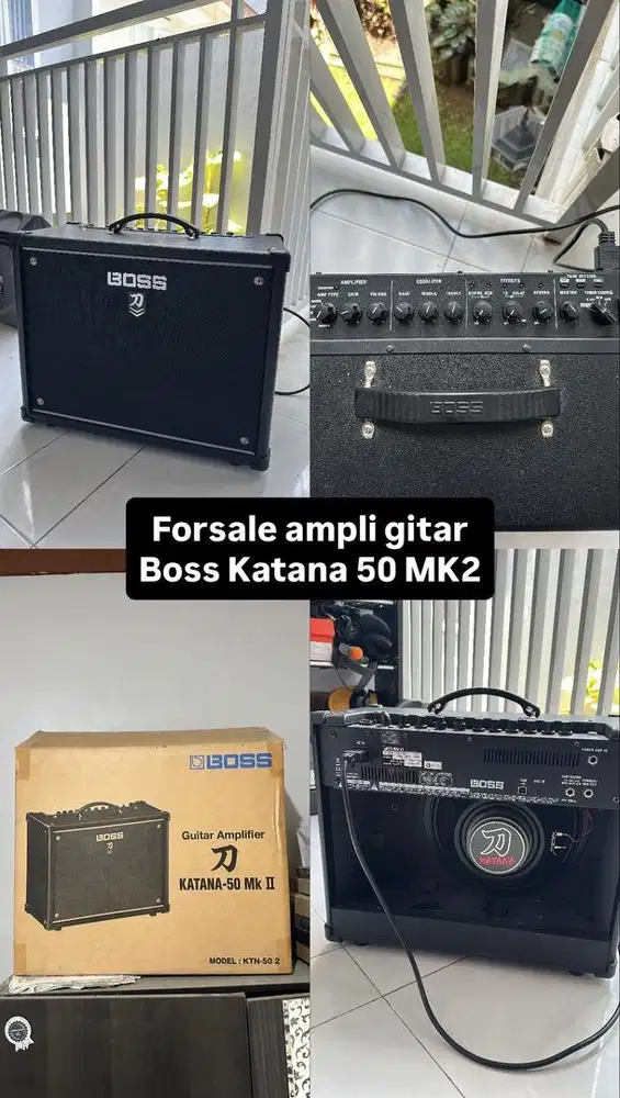 FORSALE/DIJUAL AMPLI BOSS KATANA 50 MK2