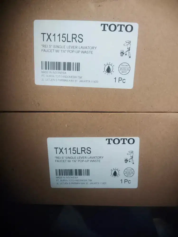 Jual kran air TOTO baru