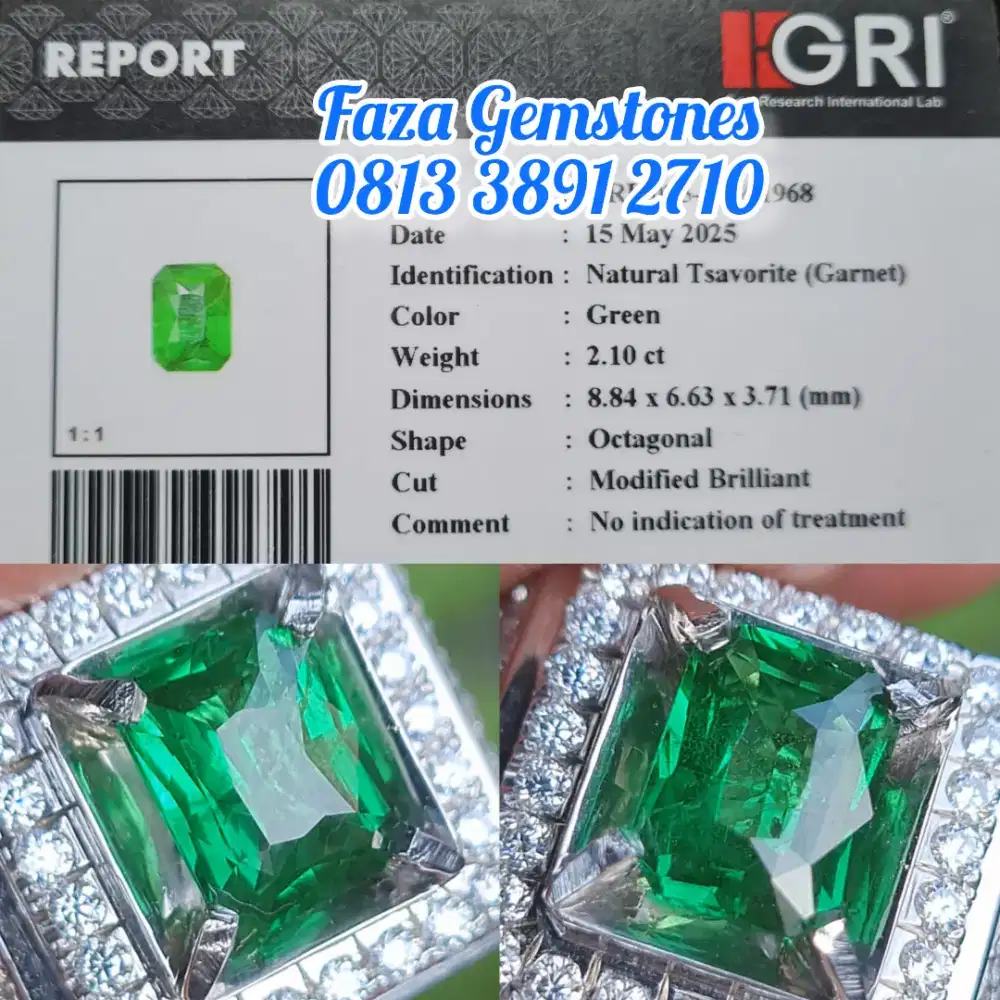Super Quality Neon Green Tsavorite Very Recomended for collection