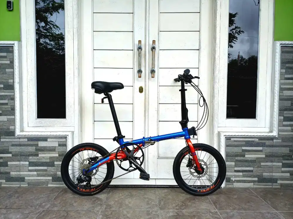 Sepeda Lipat Avand Re Arm X Seri Tertinggi Frame Chromoly 10 Speed