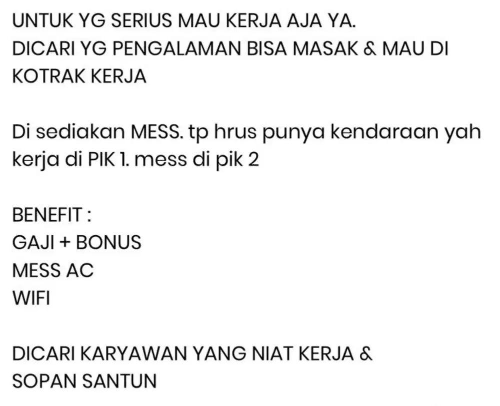 JAGA KANTIN DI PIK (masak menu cemilan menggoreng)