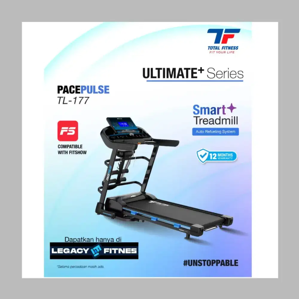Treadmill elektrik TL-177 alat olahraga JGR-163