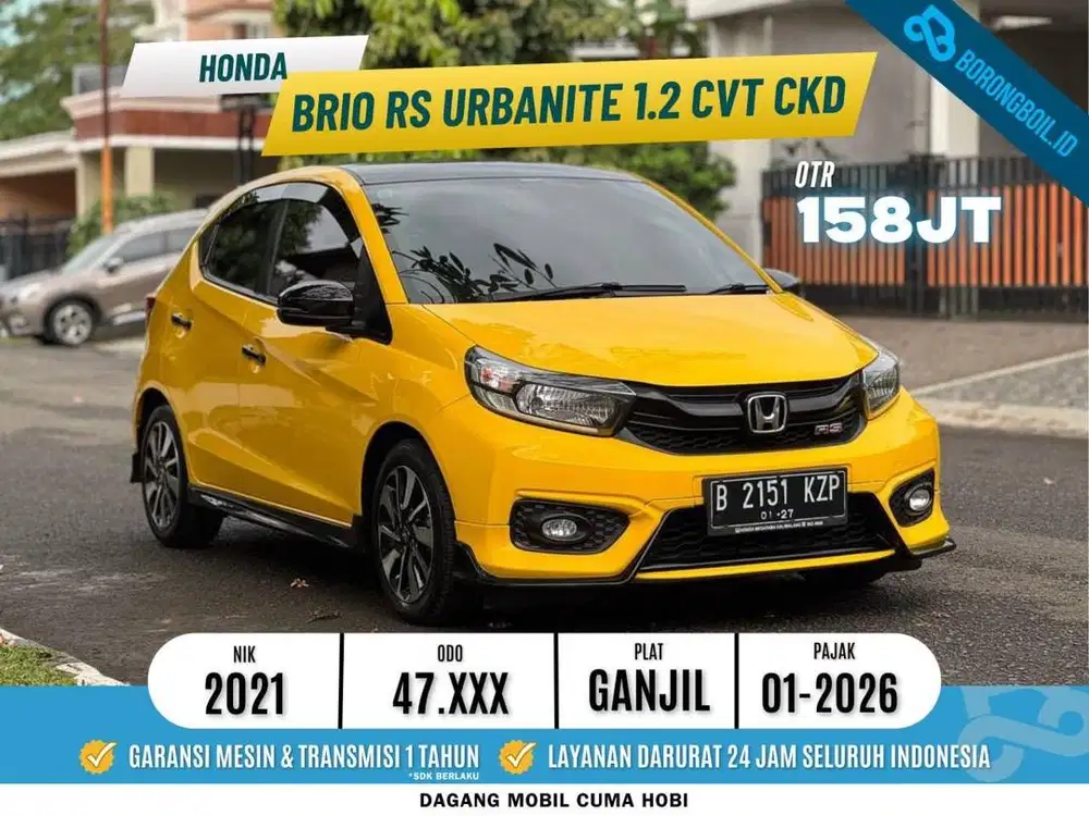 BRIO 1.2 RS URBANITE CVT CKD 2021 TYPE TERTINGGI