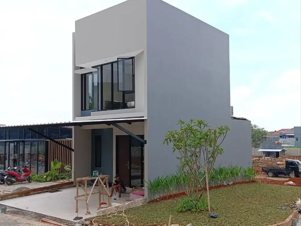 Rumah townhouse strategis jakarta timur dekat tol stasiun LRT TMII