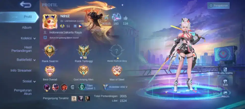 AKUN MOBILE LEGENDS
