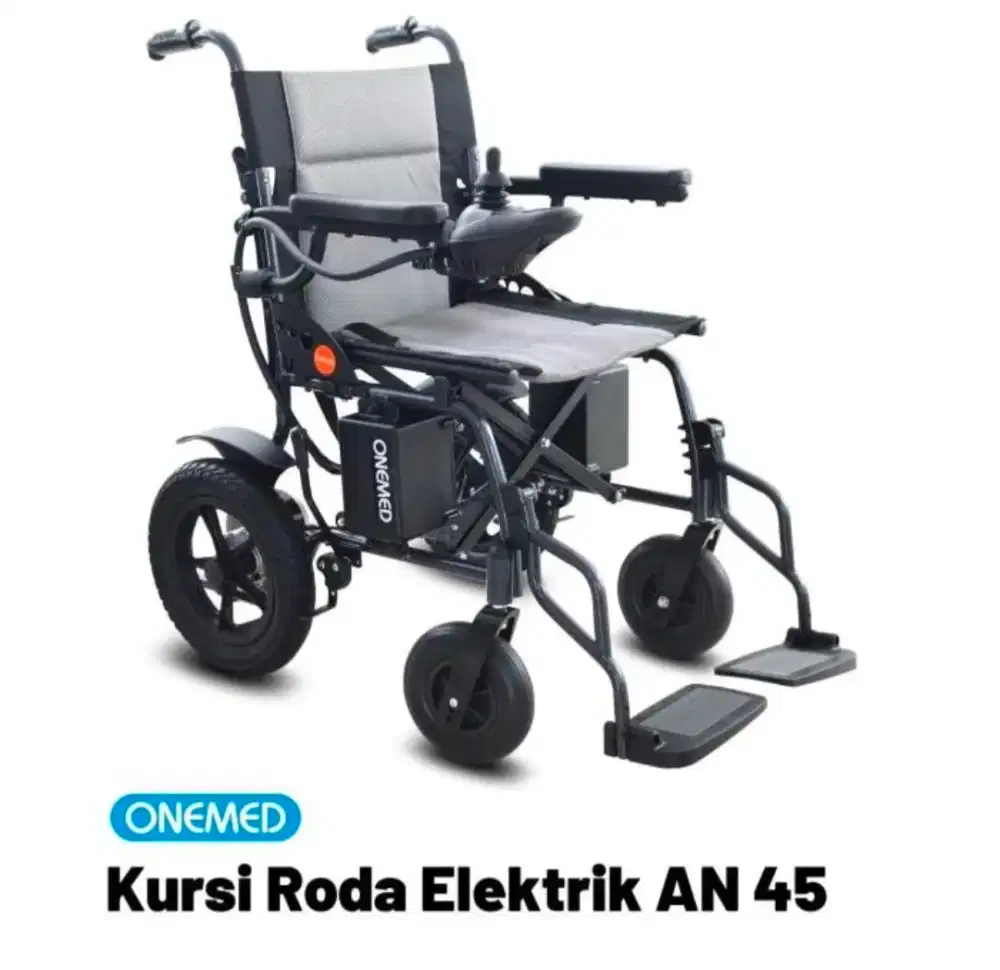Kursi roda Electric Onemed bisa di lipat