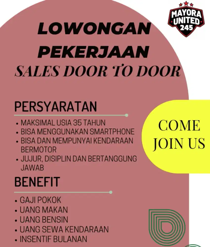 Sales door to door mayora