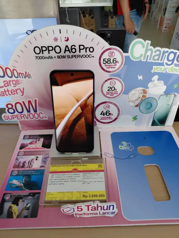 Oppo A6 Pro 4G cicilan Tanpa DP , proses cepat