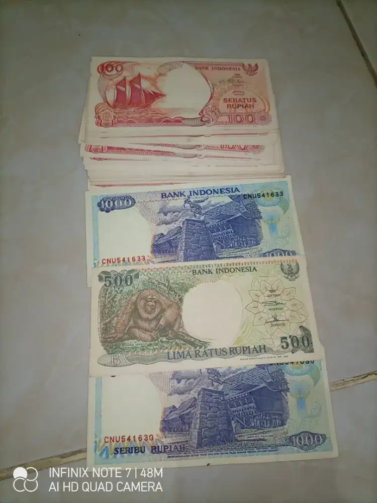 Uwang lama 100 rupia