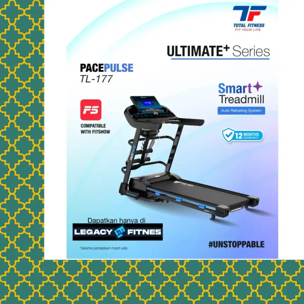 Treadmill elektrik TL-177 alat olahraga JGR-163