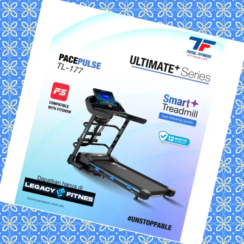 Treadmill elektrik TL-177 alat olahraga JGR-163