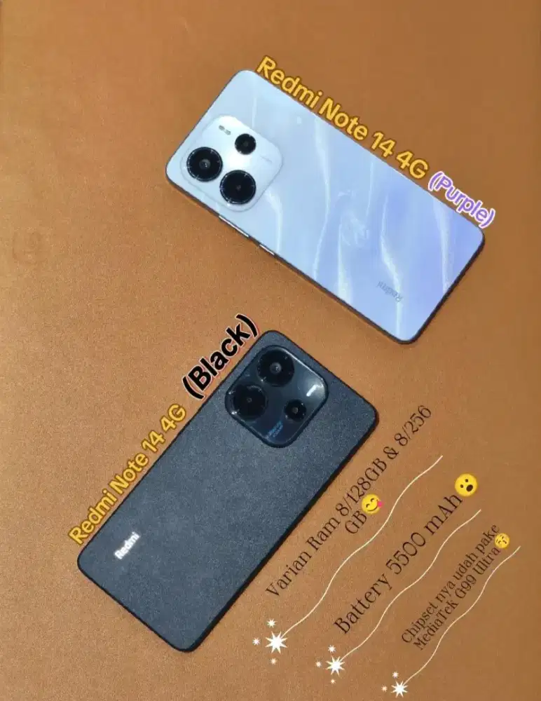 Redmi Note 14 4G RAM 8GB+8GB/256GB Bisa Pakai Limit Shopee Paylater