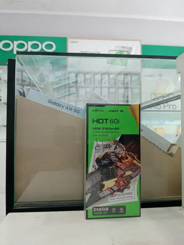 INFINIX HOT 60i 8/256 NEW MURAH QR GADGET