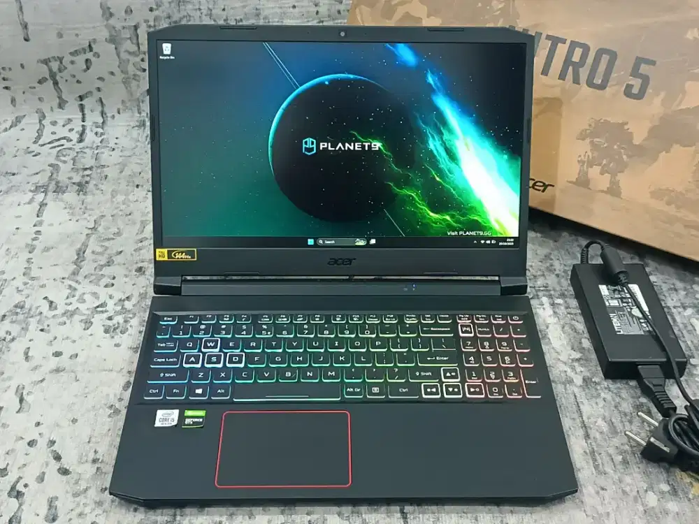 Acer Nitro 5 i5-10300H GTX 1650 4GB Fulset Original Like New Garansi