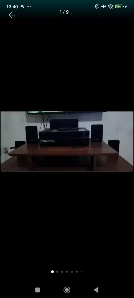 yamaha reciver 5.1 HTR605 suara joss blm pernah service