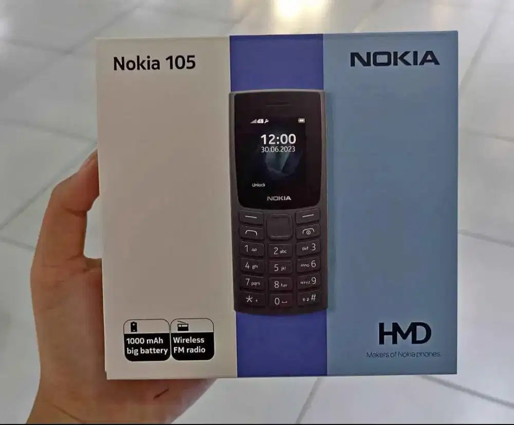 ​HP CADANGAN TERBAIK!  Nokia 105 LEDA: Baterai Tahan MINGGUAN!