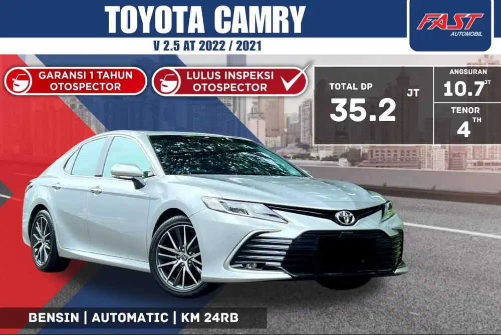 TOYOTA CAMRY V 2022 / 2021 2.5 AT FACELIFT SUNROOF LOW KM.24RB #F7ST