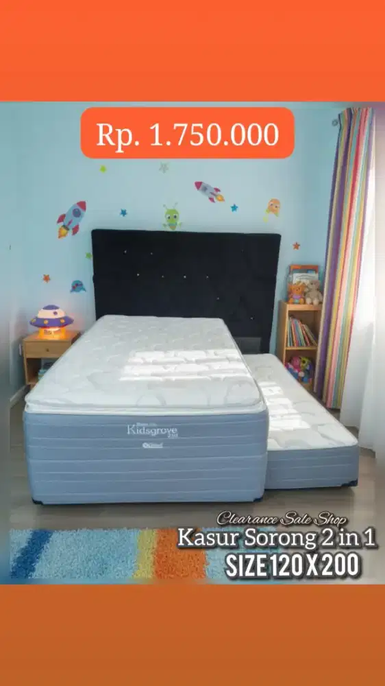 KASUR SORONG 2 IN 1 Size 120