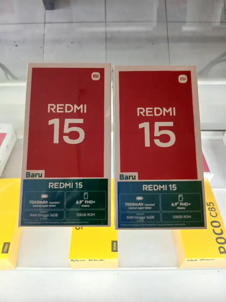 Redmi 15 NFC 8/128 New garansi resmi TAM 15 bulan