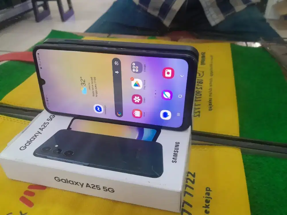 Samsung A25 5G Ram 8 /128 gb lengkap mulus normal