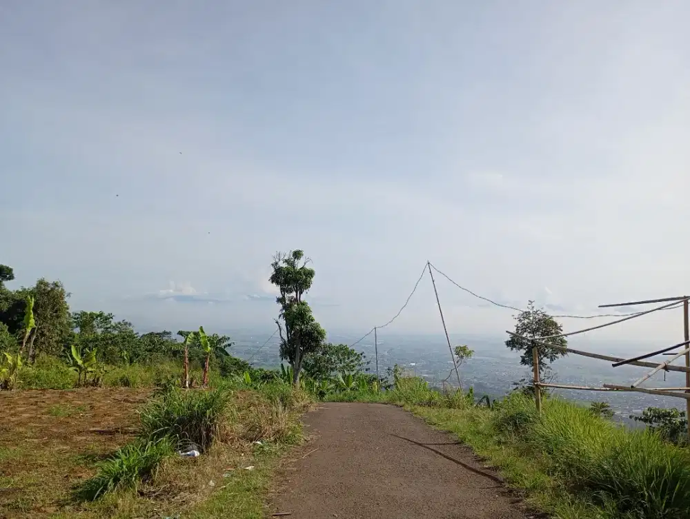 Jual tanah view keren kelihatan kota bandung