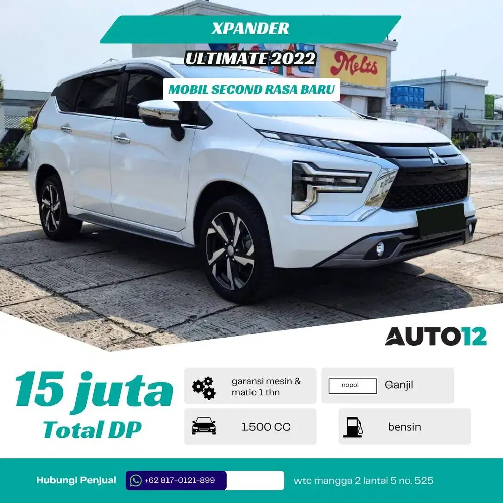 Mitsubishi Xpander Ultimate 1.5 Facelift 2022 Putih - Good Condition