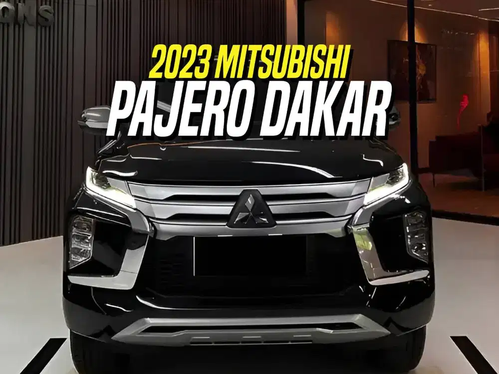 Mitsubishi Pajero Dakar 4x2 Diesel 2024 NIK 2023 Black Hitam