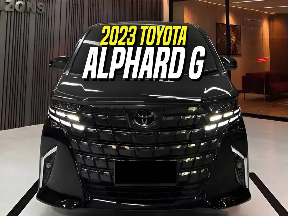 Toyota Alphard G TSS 2024 NIK 2023 Black Hitam