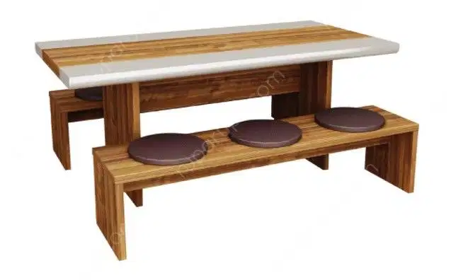 Meja Makan Kayu Panjang