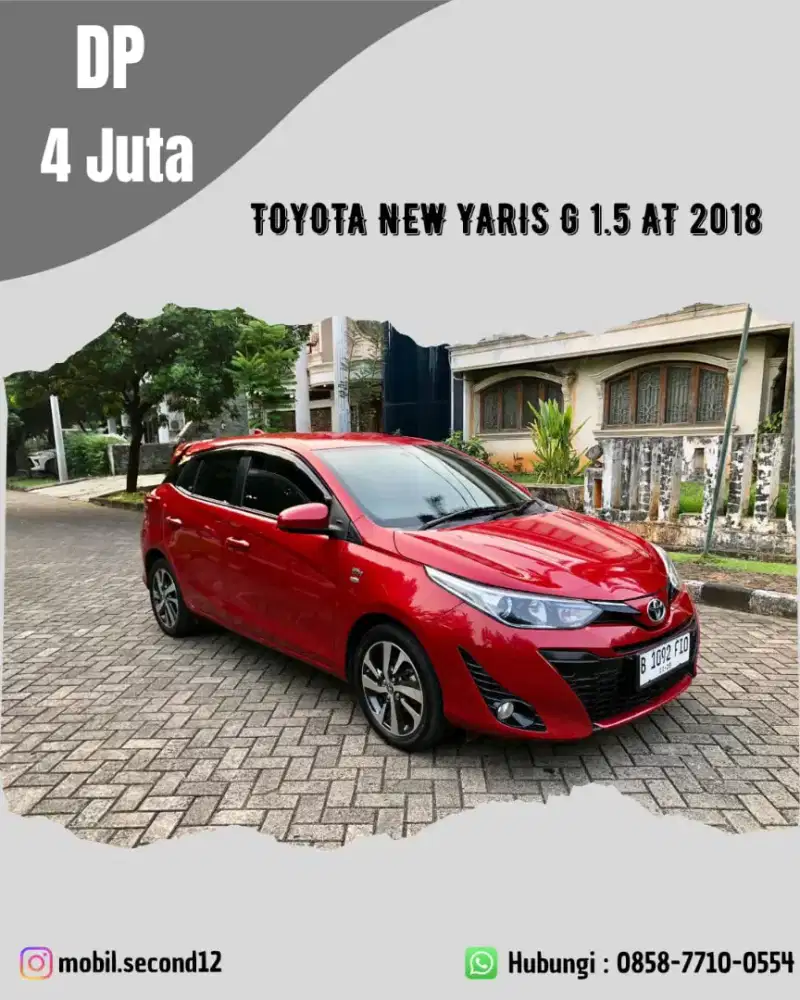 TERMURAH NEW YARIS G 1.5 AT 2018