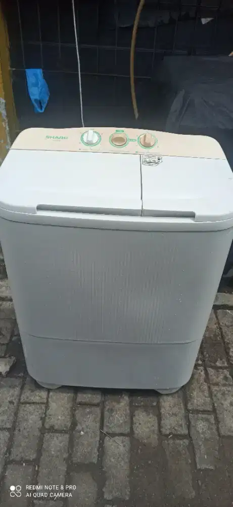 Jual mesin cuci merek sharp 2tabung ukuran 7kilo nominus