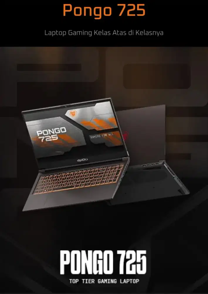 Laptop Axioo Pongo 725 Langka Spesifikasi Dewa ready nih d KLAKomputer