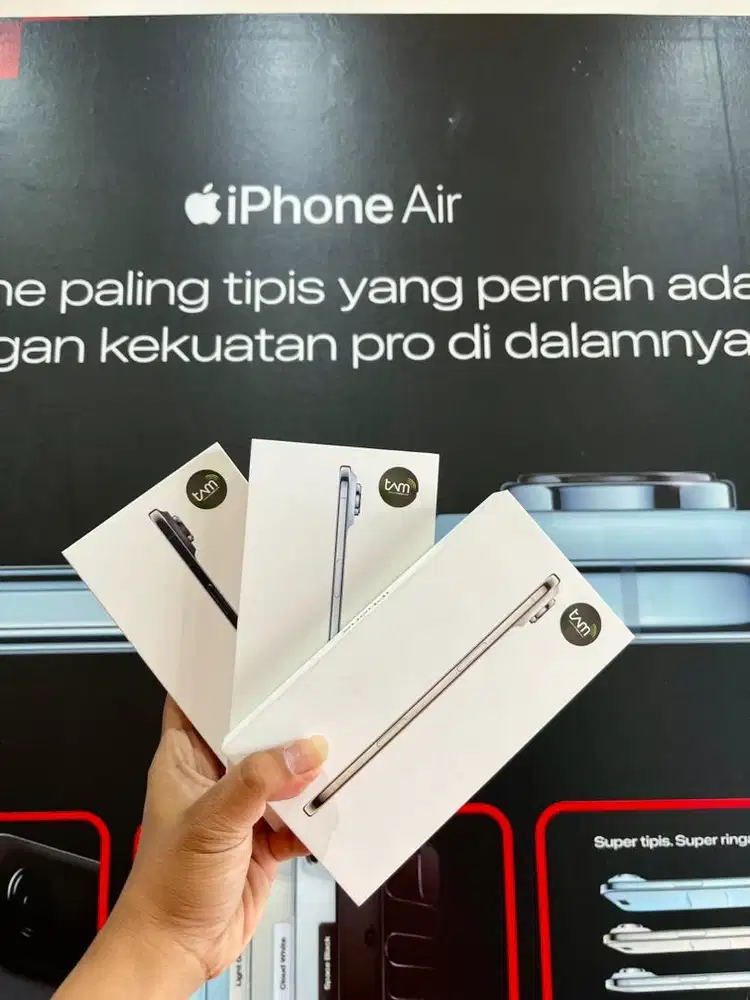 iPHONE AIR 17 256GB GARANSI RESMI TAM FREE PROTEC 12bulan