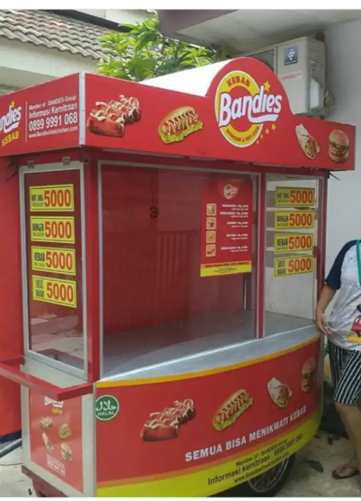 Dijual Cepat gerobak ex Kebab/burger