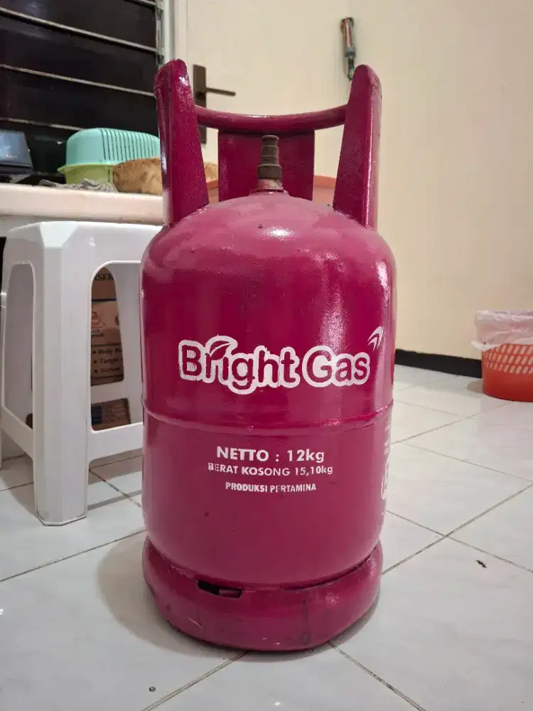 DIJUAL TABUNG GAS PINK BRIGHT GAS KOSONG 12KG