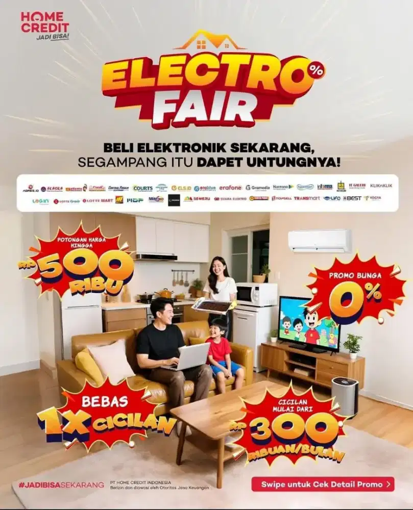 Promo Electro Fair Kredit Menggunakan Home Credit