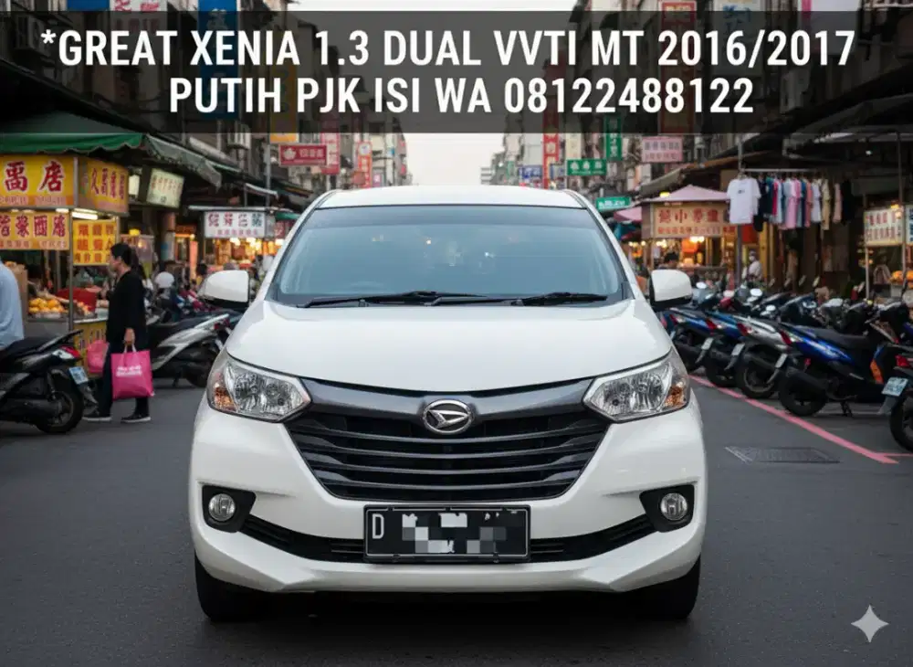 Grand Xenia putih x mdf R dual vvti cc 1300 th 2016/2017 ac dobel