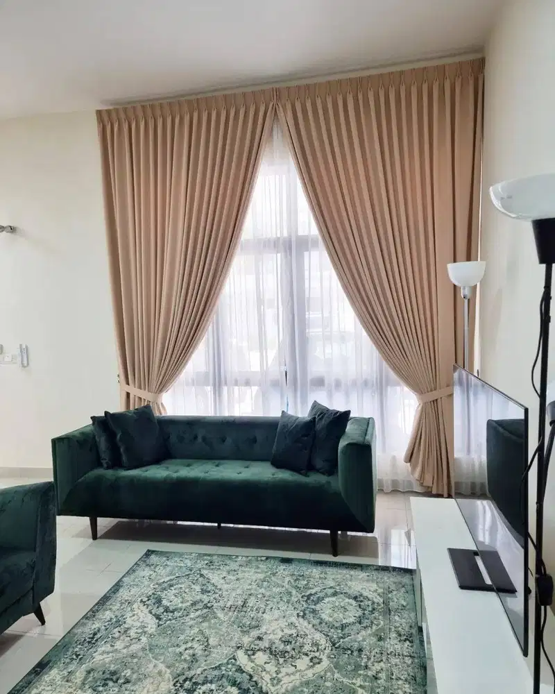 Cod Tirai Gorden Jendela Gordyn Mewah Hordeng Model Terbaru Murah