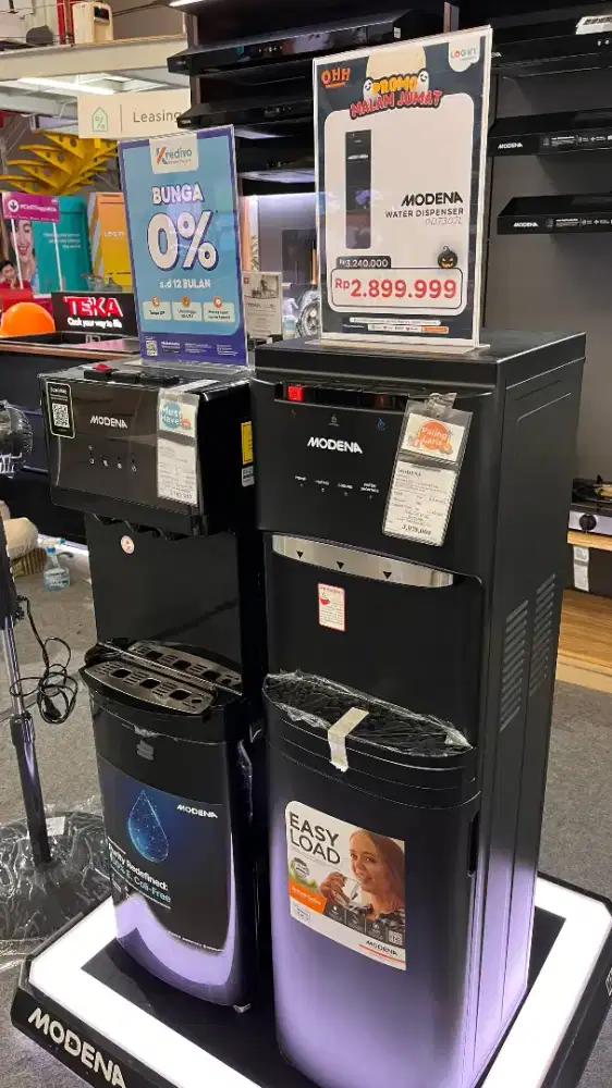 Dispenser Hemat Energi Modena Bisa cicilan bunga mulai 0% Terbatas!!