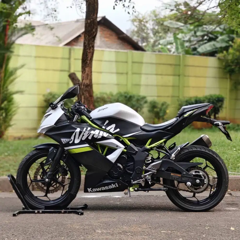 KAWASAKI NINJA MONO 250 SL PUTIH 2019 KM 10K PAJAK PANJANG SIAP GAS