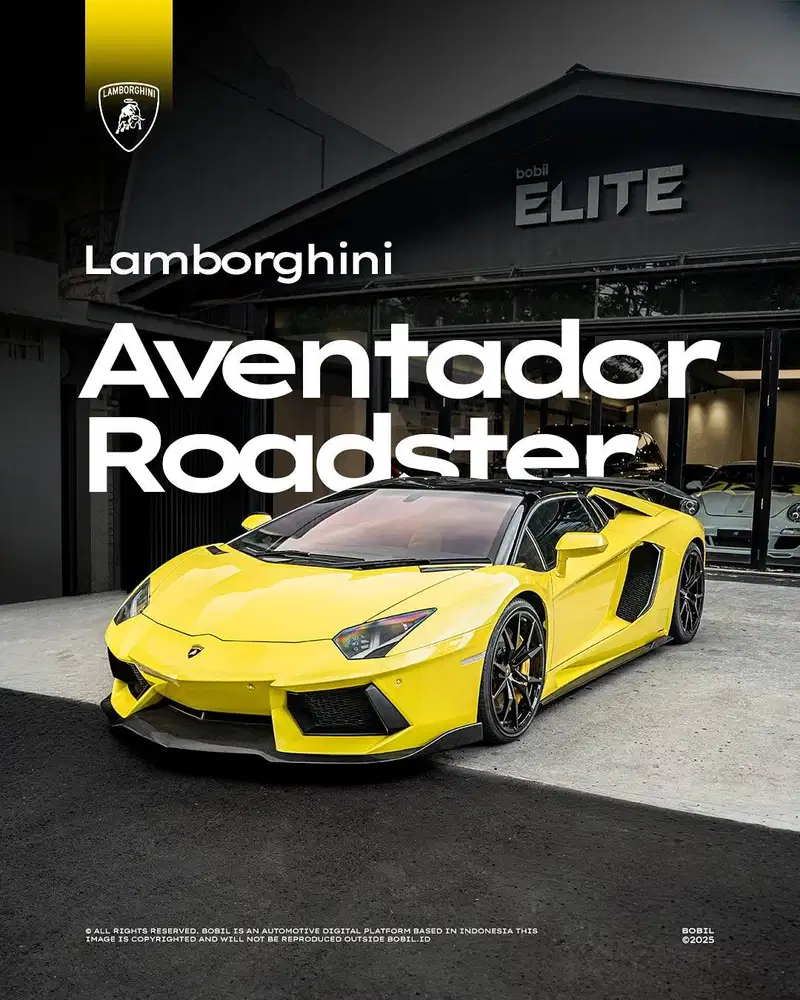 Lamborghini Aventador Roadster LP 700-4 Giallo Maggio