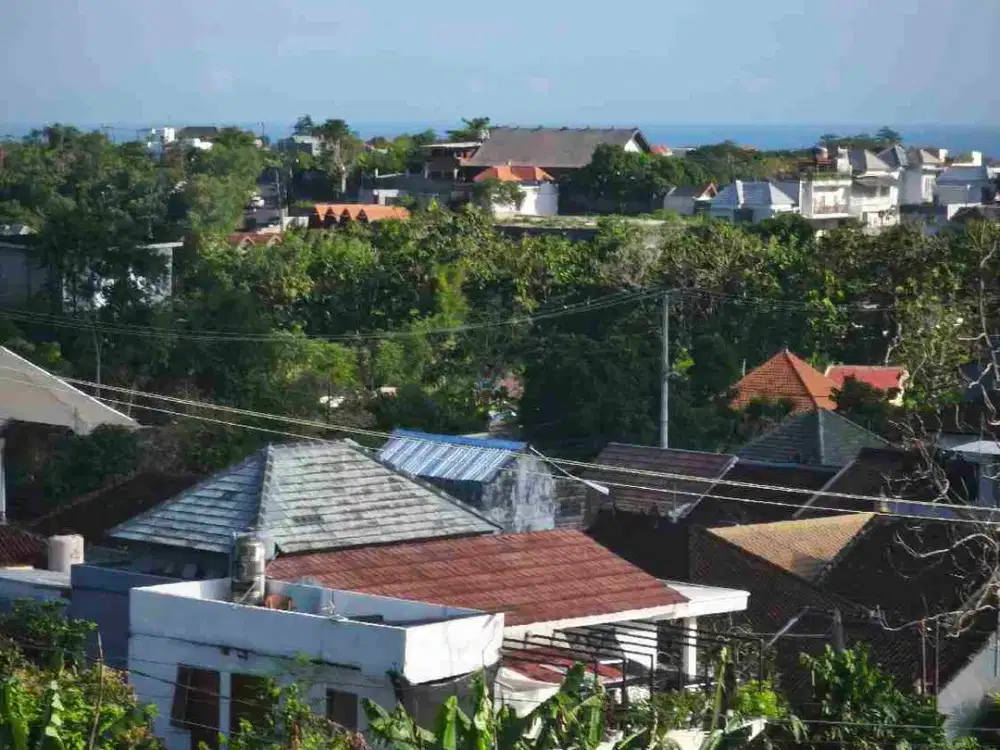 dijual tanah ocean view kawasan GWK ungasan Badung Bali